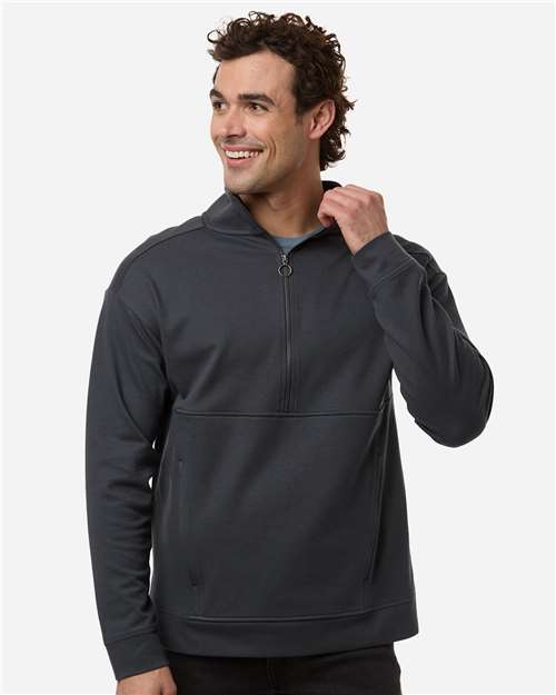 North End NE220, Men's Mantra Half-zip Ottoman Pullover, Carbon