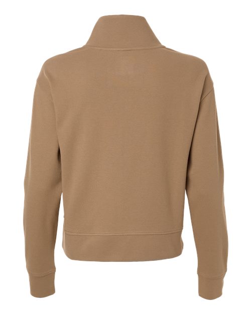 North End NE220W, Women's Mantra Half-zip Ottoman Pullover, Cafe