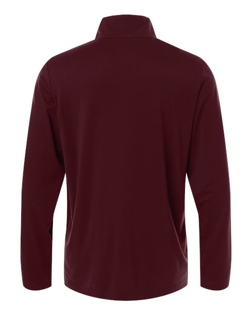 North End NE405, Men's Jaq Stretch Performance Quarter-zip, Burgundy/ Carbon