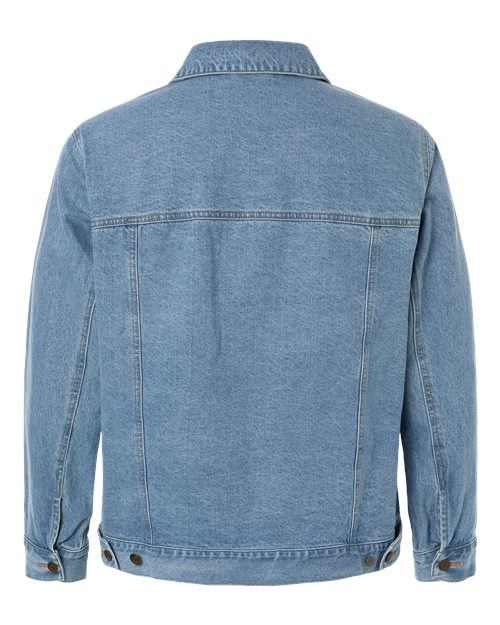 Harriton M75, Unisex Cooper Denim Jacket, Light Denim
