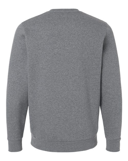 Under Armour 6014160, Men's Team Icon Fleece Crew, Pitch Grey Medium Heather/ White