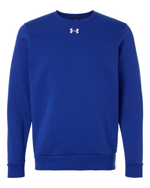 Under Armour 6014160, Men's Team Icon Fleece Crew, Royal/ White