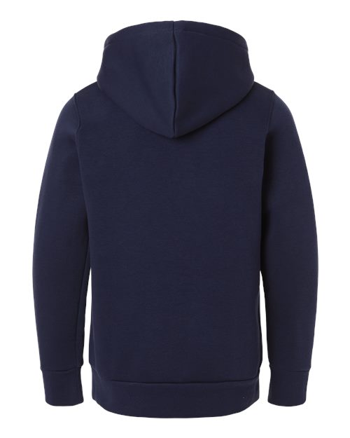 Under Armour 6014162, Youth Team Icon Fleece Hooded Sweatshirt, Midnight Navy/ White
