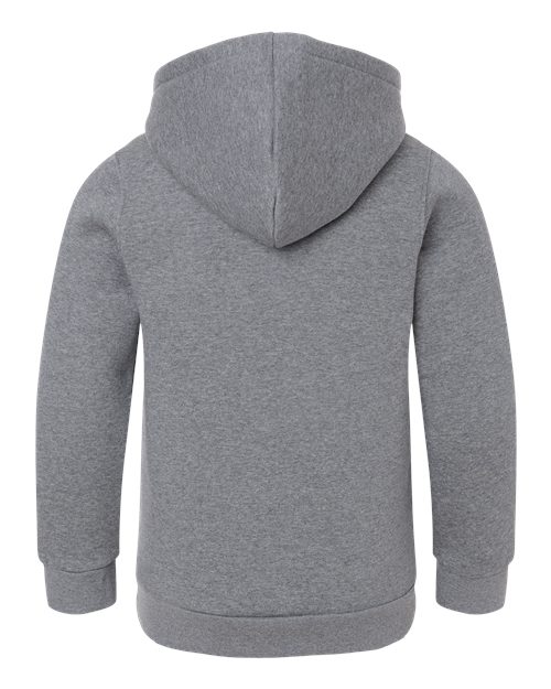 Under Armour 6014162, Youth Team Icon Fleece Hooded Sweatshirt, Pitch Grey Medium Heather/ White