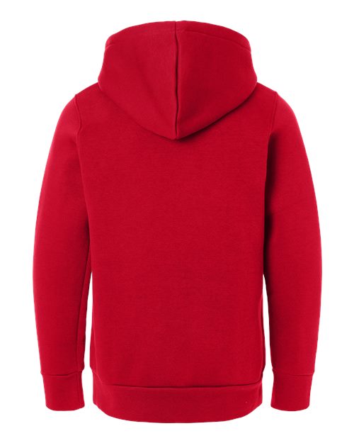 Under Armour 6014162, Youth Team Icon Fleece Hooded Sweatshirt, Red/ White