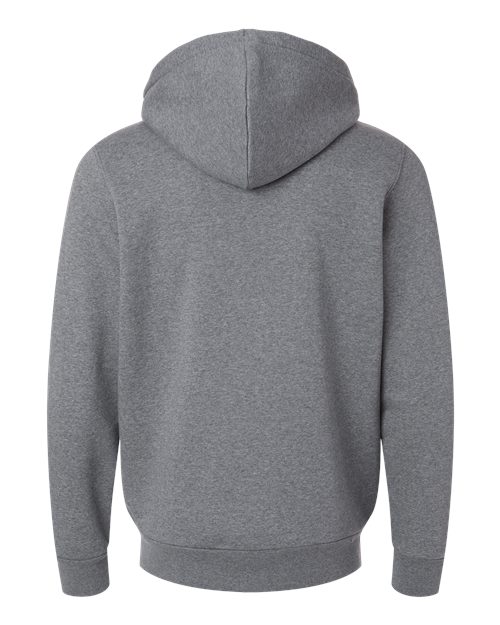 Under Armour 1373881, Men's Icon Fleece Hooded Full-zip, Pitch Grey Medium Heather/ White