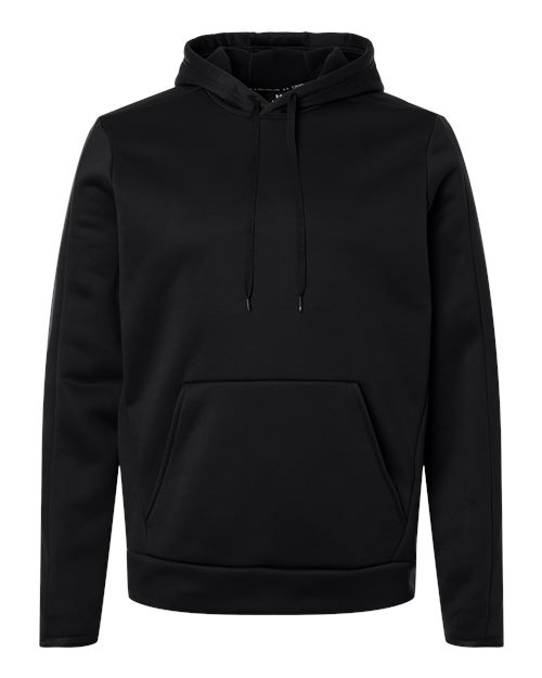 Under Armour 6010164, Men's Armour Fleece Pro Hooded Sweatshirt, Black/ White