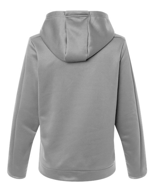 Under Armour 6010943, Women's Armour Fleece Pro Hooded Sweatshirt, Mod Grey/ White