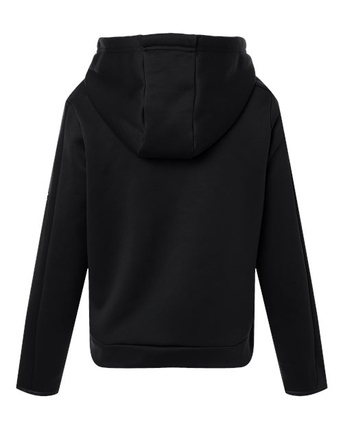 Under Armour 6010941, Women's Armour Fleece Pro Hooded Full-zip, Black/ White