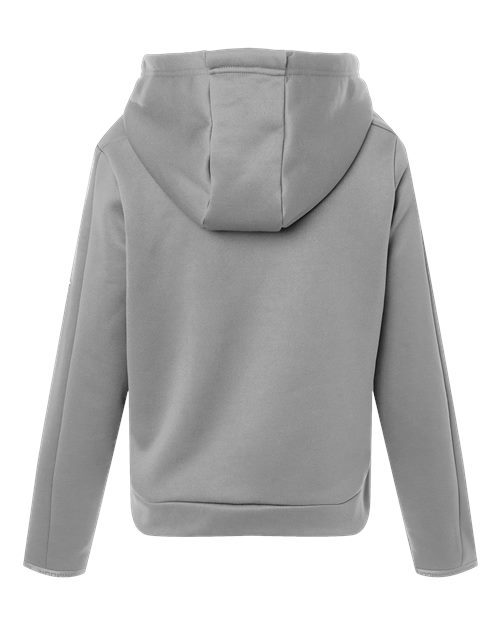Under Armour 6010941, Women's Armour Fleece Pro Hooded Full-zip, Mod Grey/ White