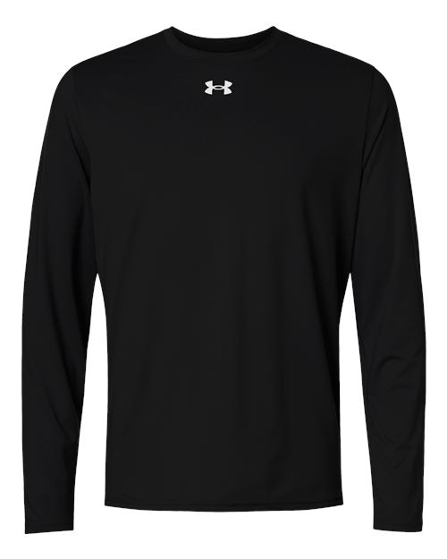 Under Armour 6014166, Men's Team Vanish Long Sleeve T-shirt, Black/ White