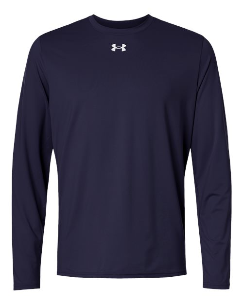 Under Armour 6014166, Men's Team Vanish Long Sleeve T-shirt, Midnight Navy/ White