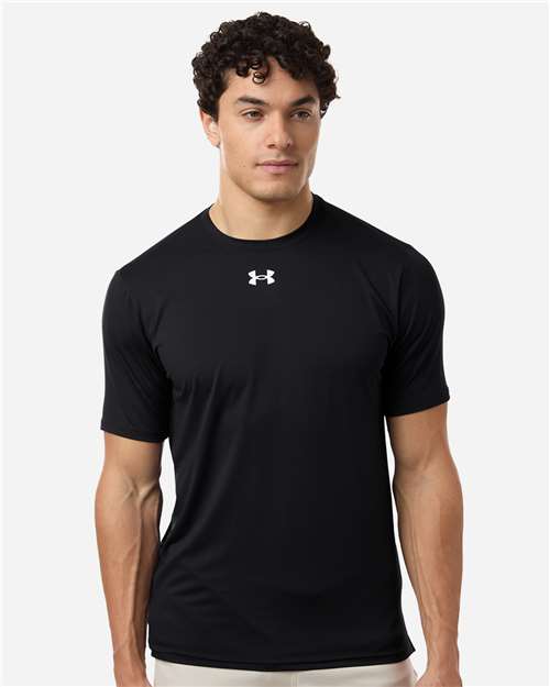 Under Armour 6014167, Men's Team Vanish T-shirt, Black/ White
