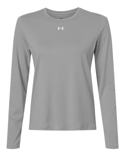 Under Armour 6014457, Women's Team Vanish Long Sleeve T-shirt, Mod Grey/ White