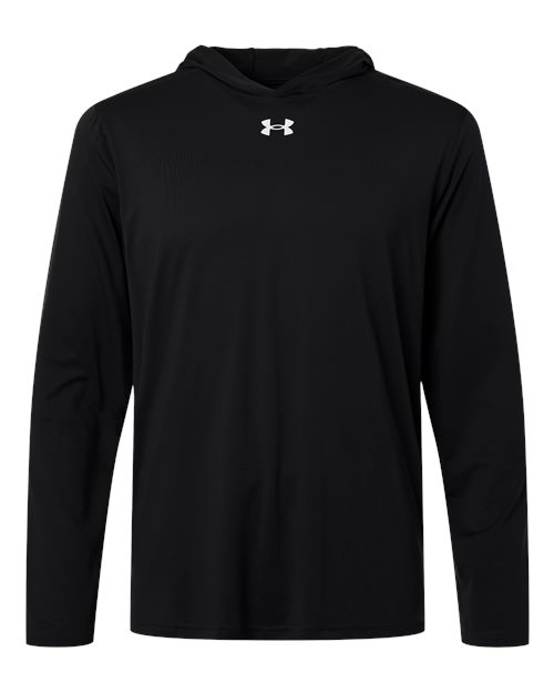 Under Armour 6014164, Men's Team Vanish Hooded Long Sleeve T-shirt, Black/ White