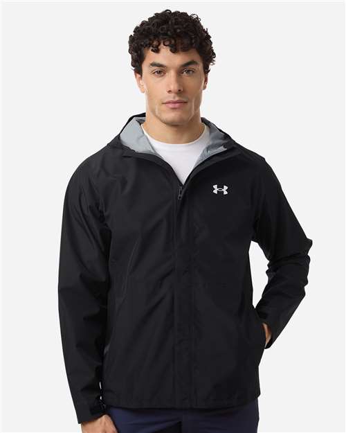 Under Armour 6009583, Men's Cloudstrike Jacket, Black/ White