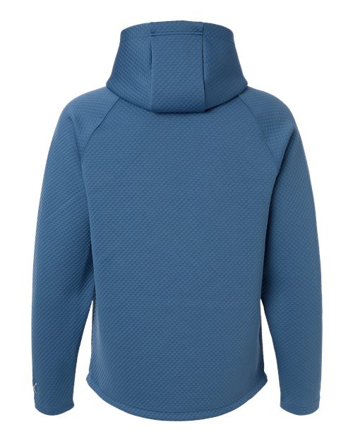 Puma Golf 638594, Men's Pebble Hooded Pullover, Blue Horizon