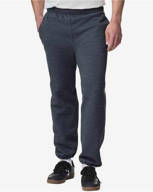 Gildan 18100, Unisex Heavy Blend Pocket Sweatpants, Dark Heather