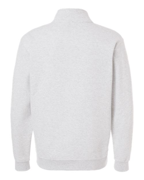 Gildan 18810, Unisex Heavy Blend Quarter-zip Sweatshirt, Ash