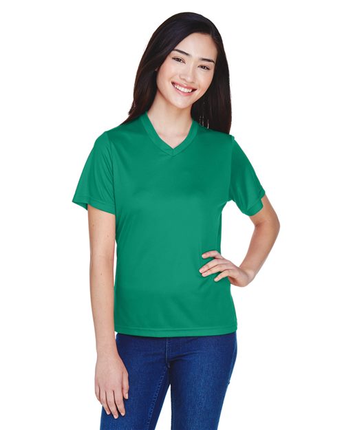 Women's Zone Performance T-Shirt - Black - - 13829 2025 T-Shirt Guide 2025 T-Shirt Guide - Activewear 2025 T-Shirt Guide 100% Polyester with UPF 3-3.9 oz 680D9 AB Exclusive Brands Activewear CA New ab Explore School & Team - Players Explore School & Team - Teams Explore School & Teams Moisture-Management Polyester Polyester - 100% S&S Exclusive Brands Safety Say Yes to S&S Short Sleeves Sun/UV Protection T-Shirts T-Shirts - Premium Team 365 Tops TT11W V-Neck Womens