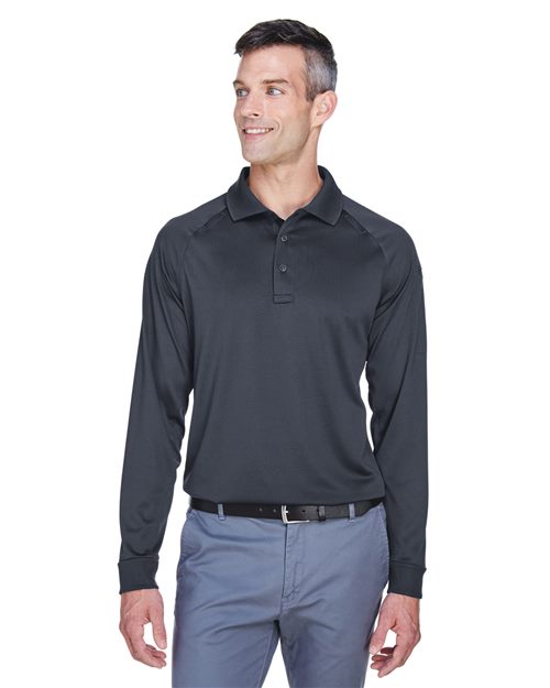 Men's Advantage Long Sleeve Tactical Polo - - 13849 200B9 6-6.9 oz AB Exclusive Brands Antimicrobial CA New ab Explore Industrial & Workwear Explore Industrial & Workwear - Safety Harriton Long Sleeves M211L Mens & Unisex Moisture-Management New AB Performance Polos Polos & Knits Polyester - 100% S&S Exclusive Brands Safety Snag Resistant Sport Shirts Tops