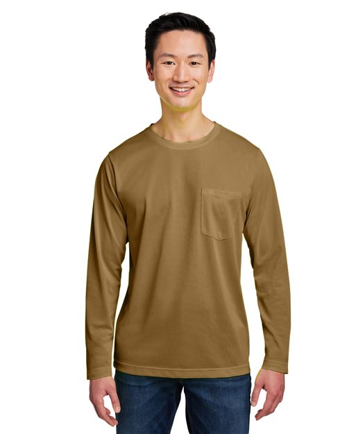 Unisex Charge Snag and Soil Protect Long Sleeve T-Shirt - - 13866 189B9 4-4.9 oz AB Exclusive Brands Antimicrobial Back to School 2025 CA CA New ab Crewneck Harriton Long Sleeves M118L Mens & Unisex Moisture-Management New AB Pockets Polyester - 100% S&S Exclusive Brands Safety Stain Resistant T-Shirts T-Shirts - Long Sleeve Tops Workwear