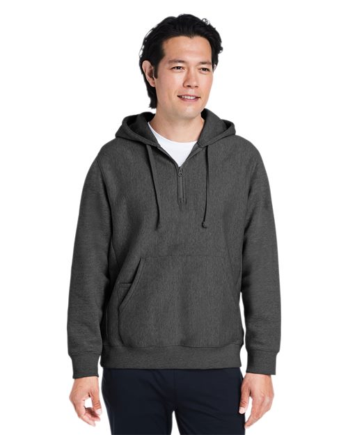 Unisex Zone HydroSport™ Heavyweight Quarter-Zip Hooded Sweatshirt - - 13924 11-11.9 oz 762D9 AB Exclusive Brands CA New ab Fleece Media Pocket Mens & Unisex New AB Pullovers Quarter-Zips S&S Deep Deals S&S Exclusive Brands Safety Sweatshirts & Fleece Team 365 Tops TT97 Zips