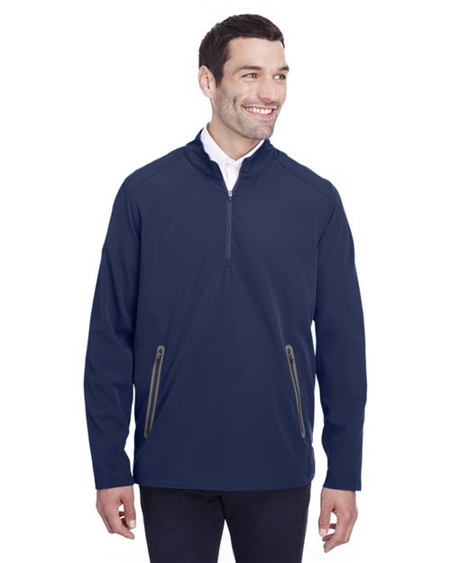 Men's Quest Stretch Quarter-Zip Pullover - - 14043 172D3 AB Exclusive Brands CA New ab Jackets Mens & Unisex NE401 New AB North End Performance Pullovers Quarter-Zips S&S Deep Deals S&S Exclusive Brands Tops Zips