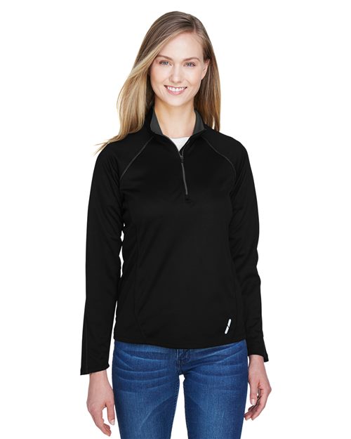 Women's Radar Performance Quarter-Zip Pullover - - 14066 117D3 78187 AB Exclusive Brands CA New ab Industrial & Workwear Industrial & Workwear - Office Jackets New AB North End Performance Polyester - 100% Pullovers Quarter-Zips S&S Exclusive Brands Tops Womens Zips