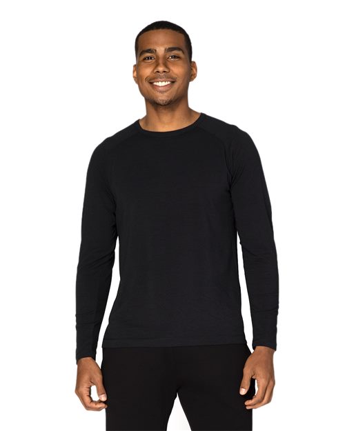 Unisex Impact Long-Sleeve T-Shirt - - 14096 382LS 5-5.9 oz 798E0 CA New ab Crewneck Long Sleeves Mens & Unisex New AB Raglans Sustainable Styles T-Shirts T-Shirts - Long Sleeve Threadfast Apparel Tops