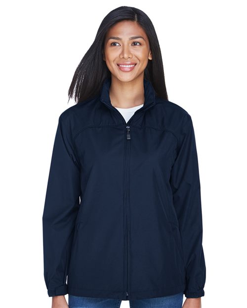 Women's Techno Lite Jacket - - 14161 104D3 2-2.9 oz 78032 AB Exclusive Brands Adjustable CA New ab Drawstring Full-Zips Hooded Jackets New AB North End Outerwear Performance Pockets Polyester - 100% S&S Exclusive Brands Water Resistant Womens Zips