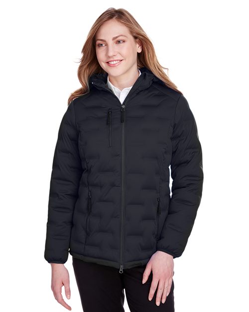 Women's Loft Puffer Jacket - - 14164 192D3 AB Exclusive Brands CA New ab Full-Zips Hooded Jackets Media Pocket NE708W New AB North End Outerwear Polyester - 100% Puffers Resort & Gift Resort & Gift Gift Shops Resort & Gift Shops Fall & Winter S&S Deep Deals S&S Exclusive Brands Water Resistant Windbreakers Womens Zips