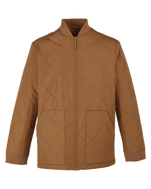 Unisex Dockside Insulated Utility Jacket - - 14184 280B9 AB Exclusive Brands CA New ab Full-Zips Harriton Jackets Long Sleeves M715 Mens & Unisex New AB Outerwear Pockets Polyester - 100% S&S Exclusive Brands Thermals Water Resistant Workwear Zips