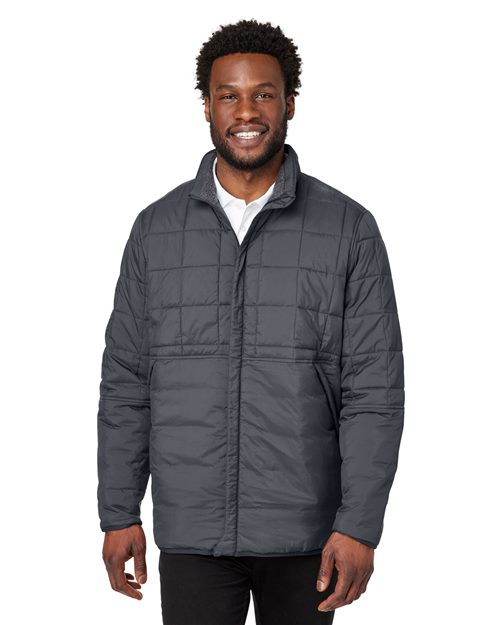 Unisex Aura Fleece-Lined Jacket - - 14223 205D3 AB Exclusive Brands CA New ab Full-Zips Jackets Mens & Unisex NE721 New AB North End Nylon Outerwear Recycled S&S Deep Deals Water Resistant Zips