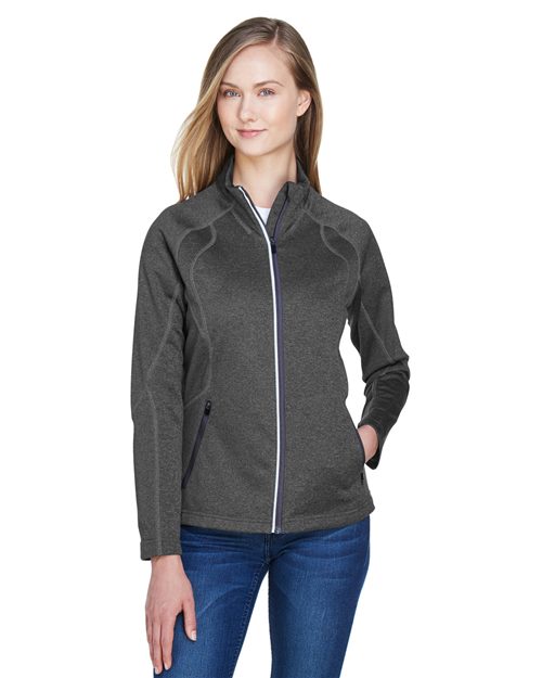 Women's Gravity Performance Fleece Jacket - - 14307 114D3 7-7.9 oz 78174 AB Exclusive Brands Activewear CA New ab Fleece Full-Zips Jackets Moisture-Management New AB North End Outerwear Performance Pockets Polyester - 100% Womens Zips