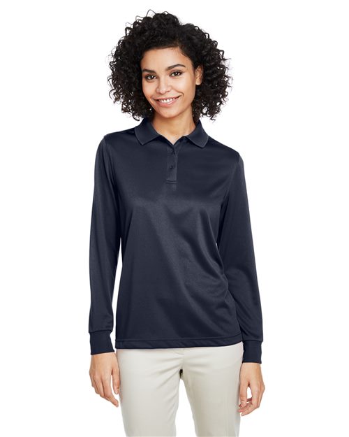Women's Advantage Snag Protection Plus IL Long Sleeve Polo - - 14357 216B9 6-6.9 oz AB Exclusive Brands Antimicrobial Back to School 2025 CA CA New ab Harriton Long Sleeves M348LW Moisture-Management New AB Performance Polos Polos & Knits Polyester - 100% S&S Exclusive Brands Side Seams Snag Resistant Sport Shirts Sun/UV Protection Tops Womens