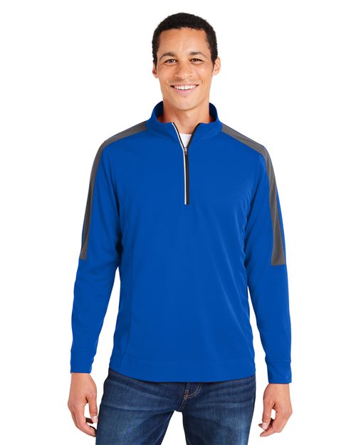 Men's Market Snag Protect Mesh Colorblock Quarter-Zip Pullover - - 14504 284A7 4-4.9 oz AB Exclusive Brands Activewear Antimicrobial Back to School 2025 CA CA New ab CE404 CORE365 Long Sleeves Mens & Unisex Mesh Moisture-Management New AB Performance Polos & Knits Polyester - 100% Pullovers Quarter-Zips S&S Exclusive Brands Spiritwear Sun/UV Protection Tear Away Tops Zips