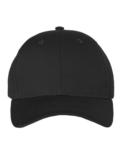 Cotton Twill Cap - - 1456 2260 85095 Adjustable Adult Back to School 2025 CA Cotton Cotton - 100% Cotton - Over 50% Embroidered Fitness and Wellness Go To Fashion Hats Headwear Hook and Loop Mens & Unisex Mid Profiles No Treatment No Visible Logos One Size Open Backs Pre-Curved Visor School & Team Six-Panel Structured Valucap
