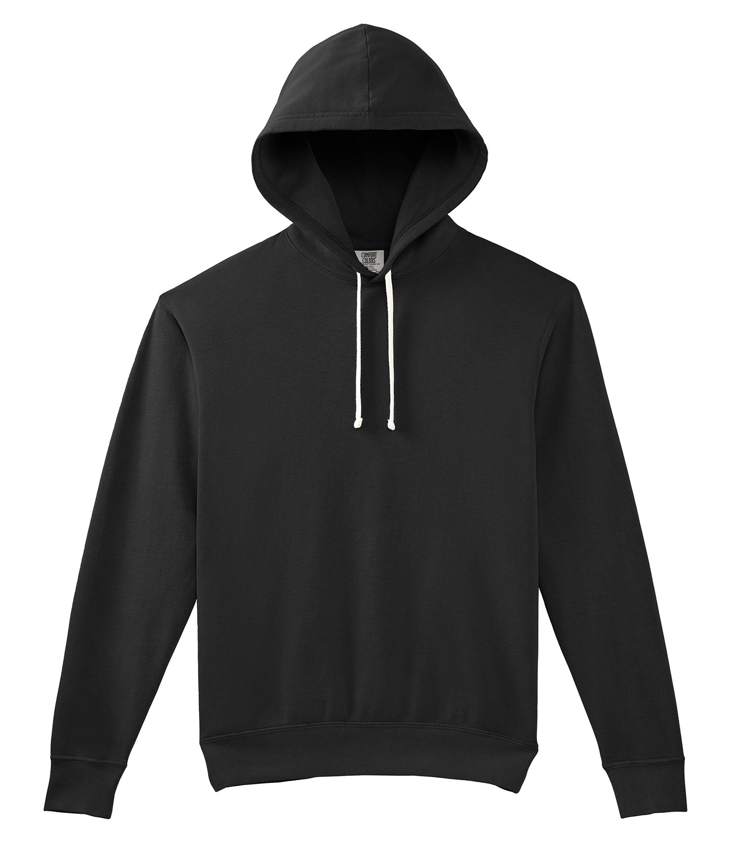 ComfortColors - COMFORT COLORS® LIGHTWEIGHT FLEECE HOODIE. - 1467 Black 1467 ComfortColors