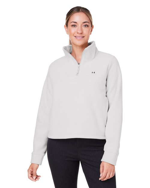 Women's Expanse Fleece Half-Zip Pullover - - 14992 1387024 187E2 AB Retail Exclusive Brands CA New ab Fleece New AB Polyester - 100% Pullovers Quarter-Zips Recycled S&S Exclusive Brands Sweatshirts & Fleece Tops Under Armour Womens Zips