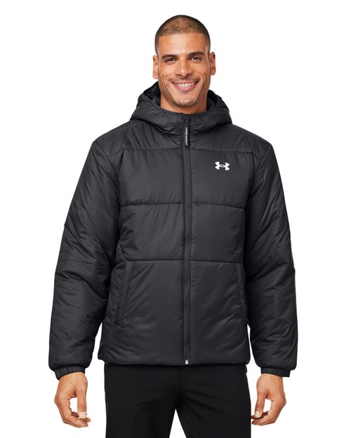 Men's LW Insulated Jacket - - 14993 1389182 192E2 AB Retail Exclusive Brands CA New ab Full-Zips Hooded Jackets Mens & Unisex New AB Nylon Outerwear Pockets Polyester Polyester - 100% Rain Coats Recycled S&S Exclusive Brands Soft Shells Under Armour Zips