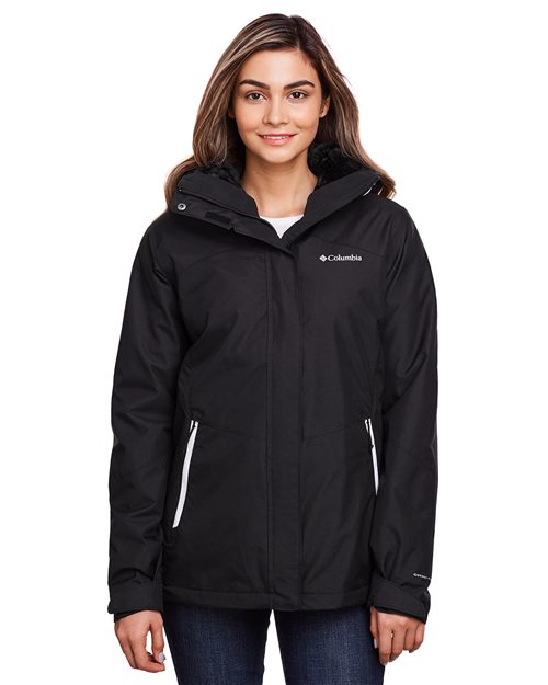 Women's Bugaboo II Fleece Interchange Jacket - - 15840 179924 22424 Columbia Drawstring Full-Zips Hooded Long Sleeves Nylon Outerwear Polyester Thermals Waterproof Womens