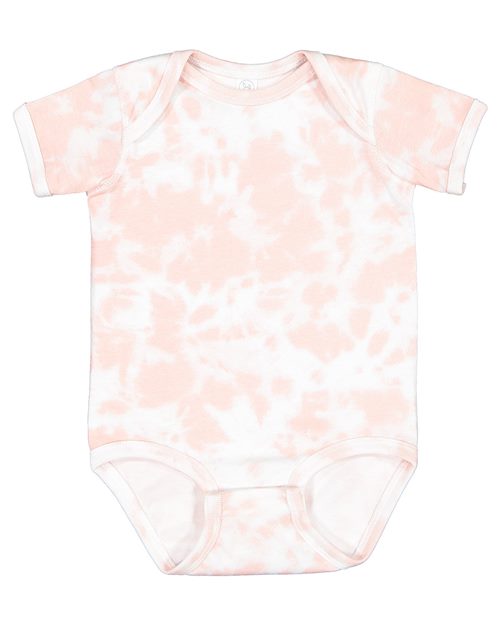 Infant Fine Jersey Bodysuit - Extended Colors - - 15851 09338 4424EX Camouflage Cotton - 100% Infants / Toddlers Onesies Rabbit Skins Short Sleeves Stripes T-Shirts - Premium Tear Away Tie Dyed