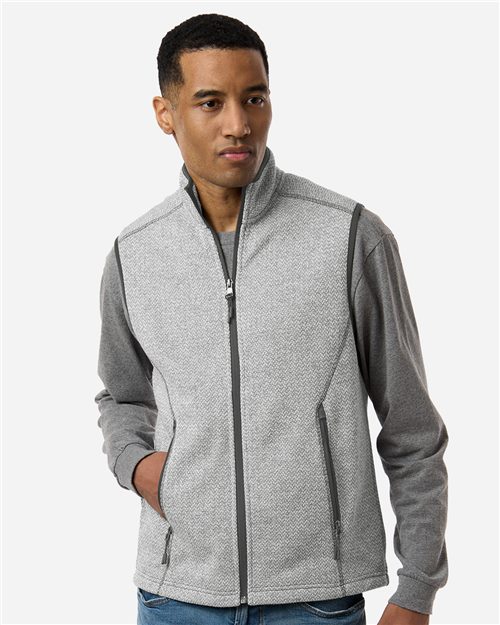 Men's Jasper Jacquard Fleece Vest - - 16199 007D3 2026 What's New - Outerwear 9-9.9 oz Apparel Corporate Corporate Business Casual Corporate Uniforms Fleece Full-Zips Mens & Unisex NE731 New North End Outerwear Polyester Recycled Resort & Gift Resort & Gift Gift Shops Resort & Gift Shops Fall & Winter Sustainable Materials Sustainable Styles Vests