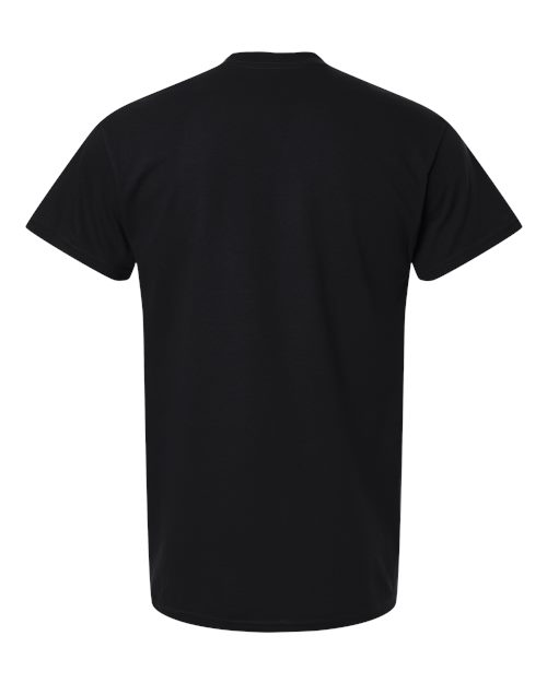 Gildan 5000, Unisex Heavy Cotton T-shirt, Black