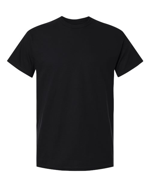 Gildan 5000, Unisex Heavy Cotton T-shirt, Black