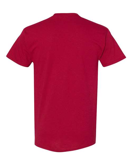 Gildan 5000, Unisex Heavy Cotton T-shirt, Cardinal