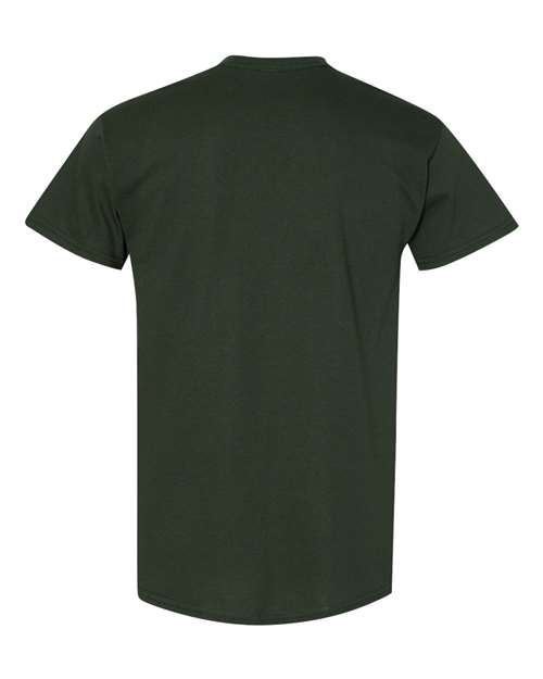 Gildan 5000, Unisex Heavy Cotton T-shirt, Forest Green