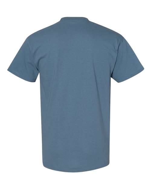 Gildan 5000, Unisex Heavy Cotton T-shirt, Indigo Blue