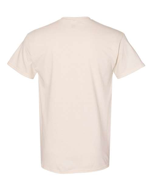 Gildan 5000, Unisex Heavy Cotton T-shirt, Natural